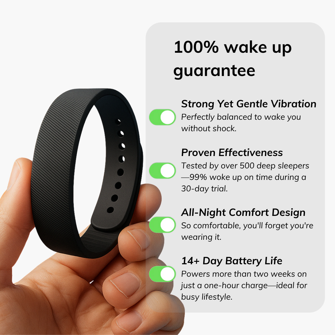 100% Wake-Up Alarm - black